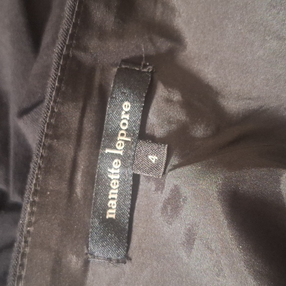 Nanette Lapore Rouched Cotton Blend Mini Skirt Size 4 - Picture 5 of 6